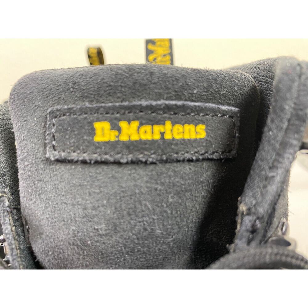 Dr. Martens Combs Boots Women's 10 Black Suede Combat Baddie Gothcore Grunge - Picture 9 of 14